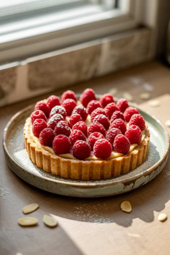 Raspberry Almond Tart