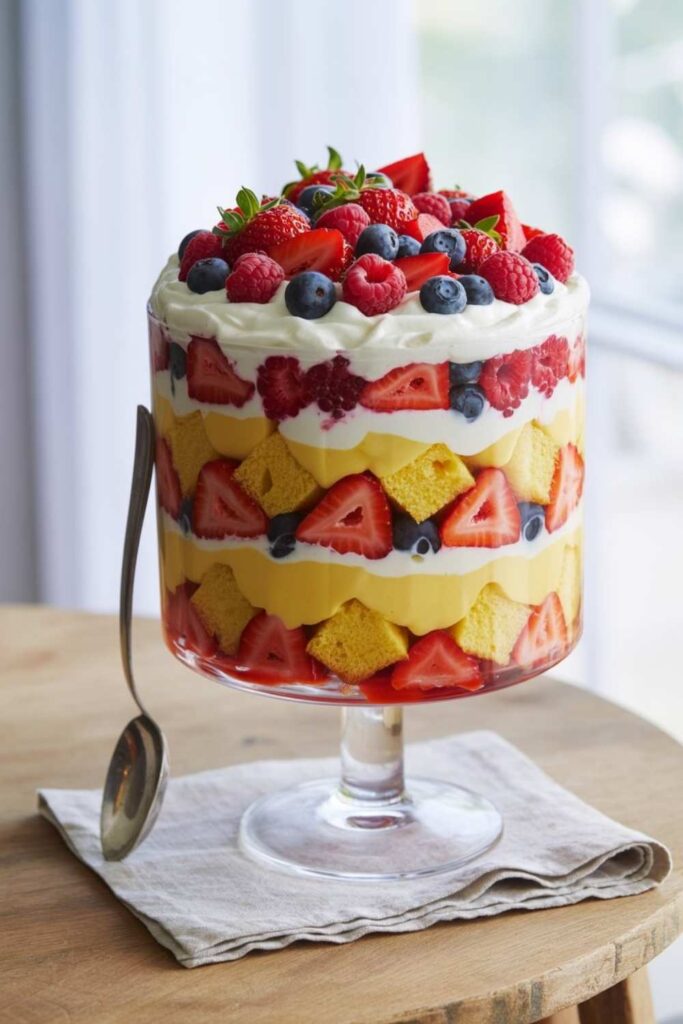 Refreshing Fruit Trifle