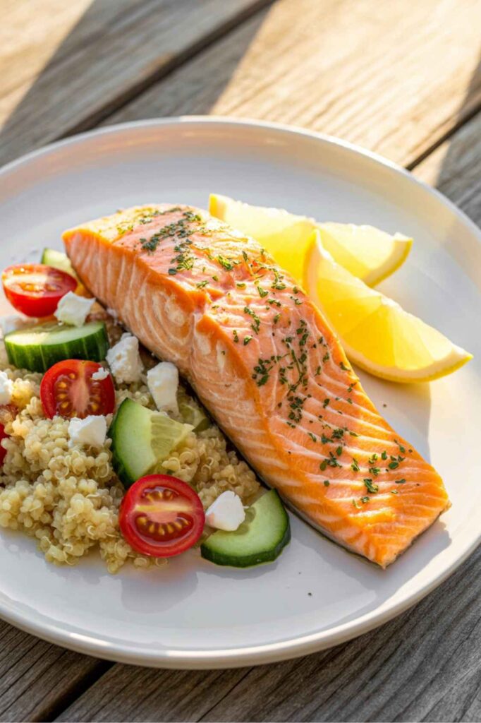 Salmon with Quinoa Salad