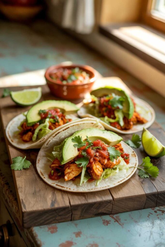 Spicy Tacos with Fresh Salsa