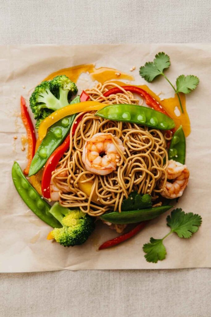 Stir-Fried Noodles with Veggies