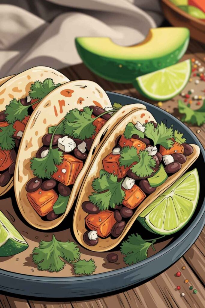 Sweet Potato and Black Bean Tacos