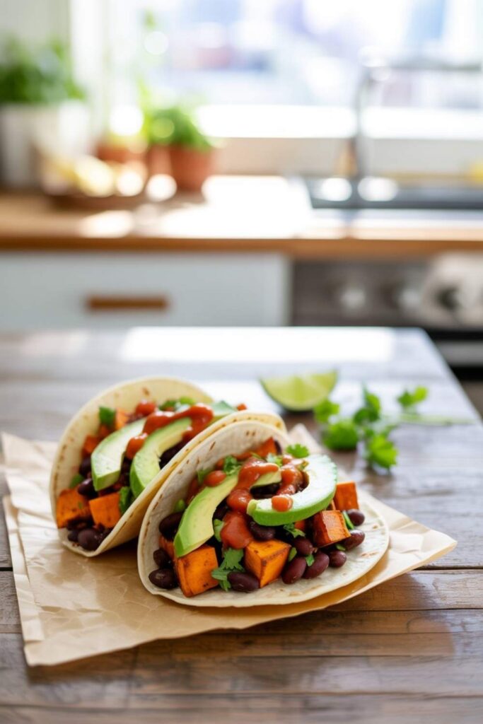 Sweet Potato and Black Bean Tacos