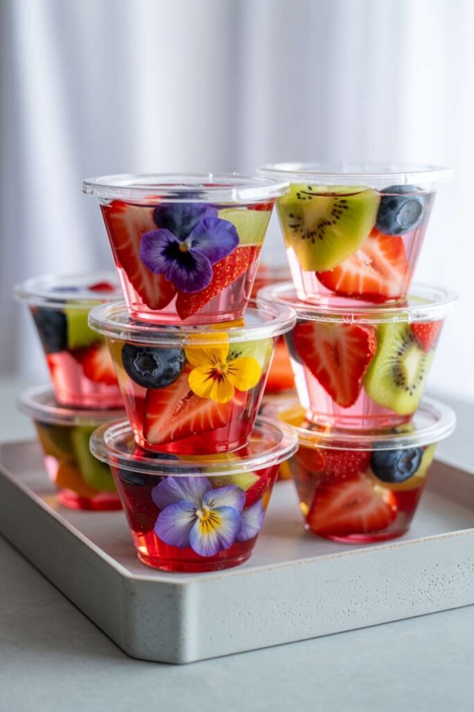 Transparent Jelly Desserts