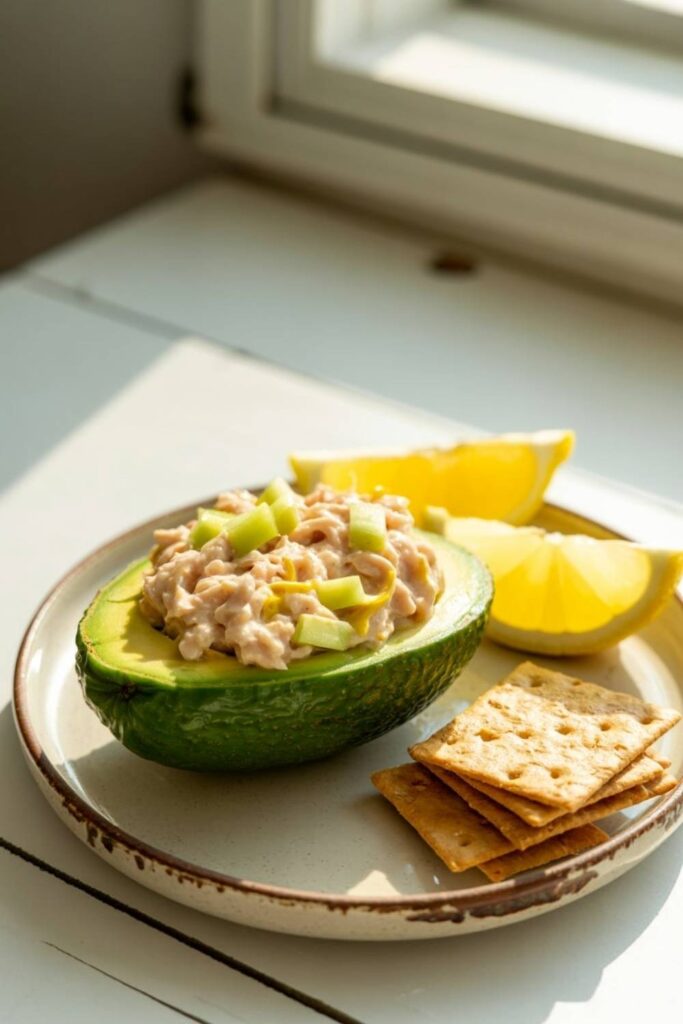 Tuna Salad Stuffed Avocado