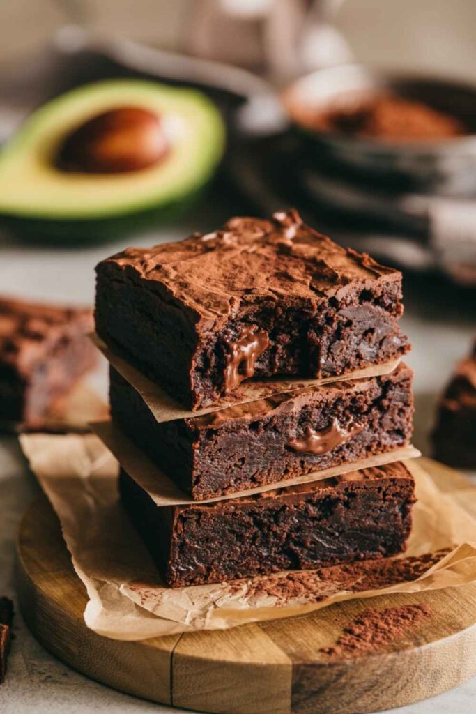 Vegan Chocolate Avocado Brownies