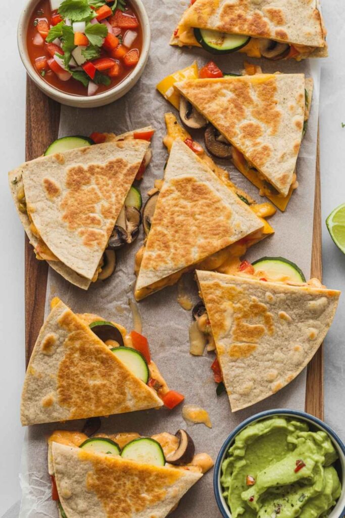 Veggie-Packed Quesadillas