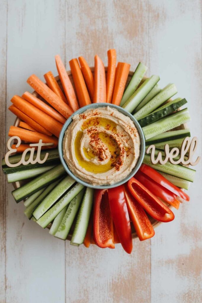 Veggie Sticks with Hummus