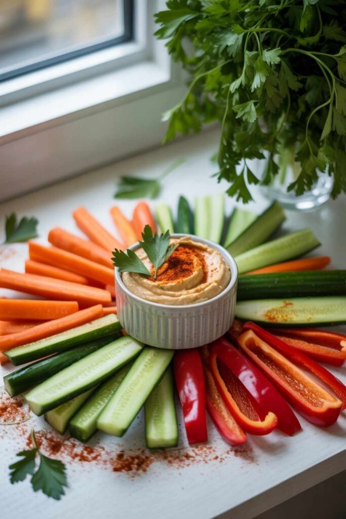 Veggie Sticks with Hummus