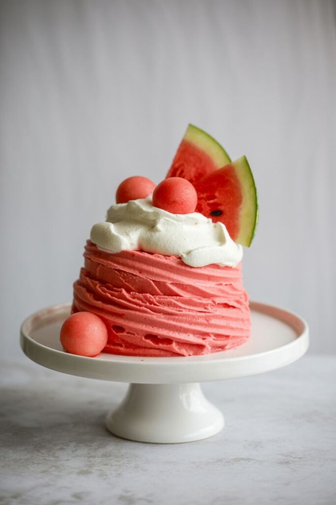 Watermelon Sorbet Cake