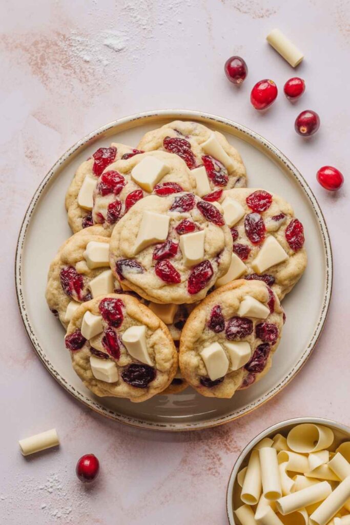White Chocolate Cranberry Cookies
