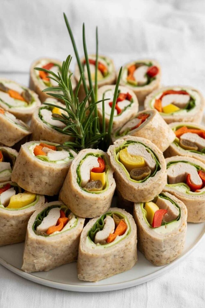 Whole-Grain Wrap Pinwheels