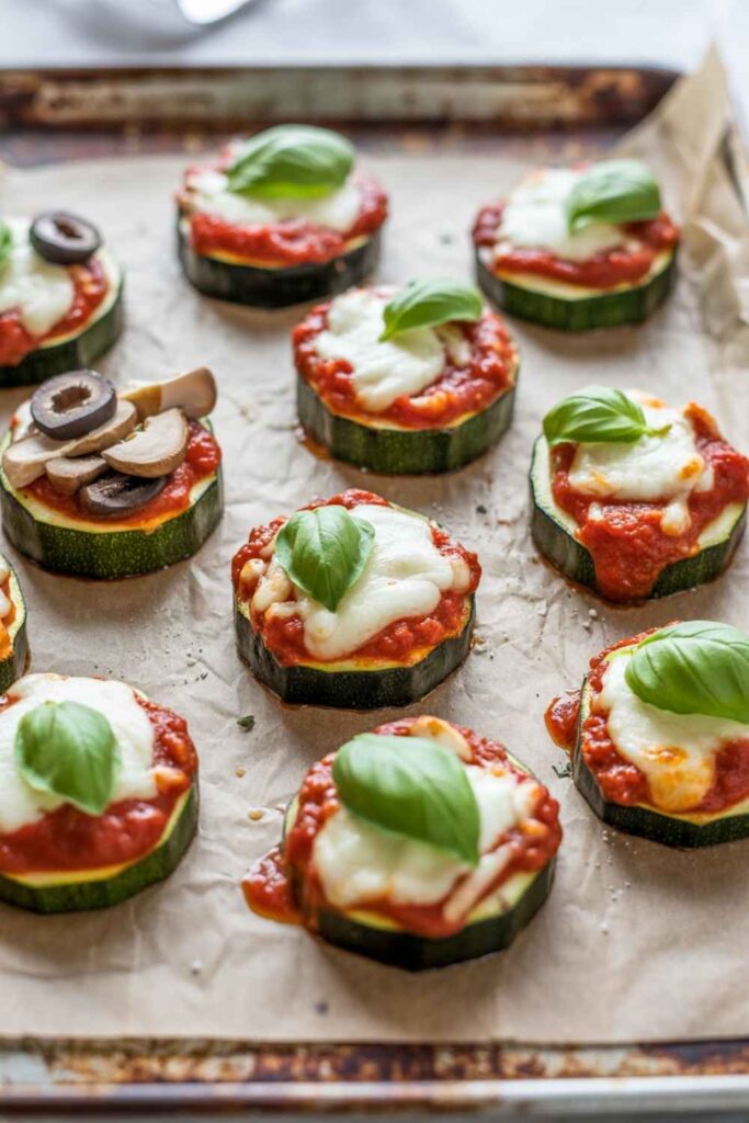 Zucchini Pizza Bites