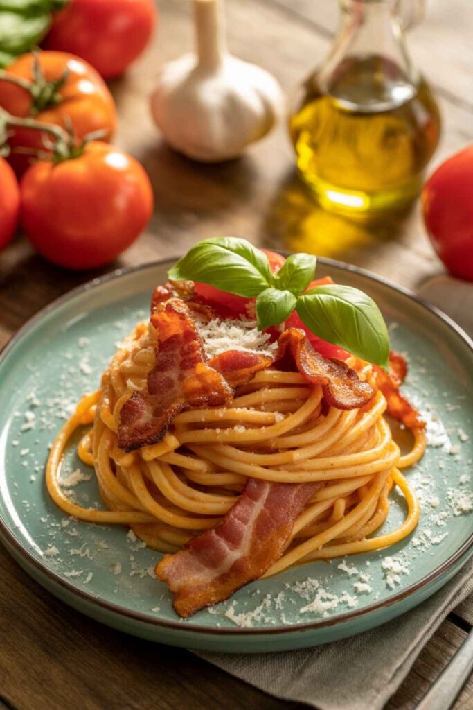 Bacon and Tomato Pasta A Fresh and Simple Delight
