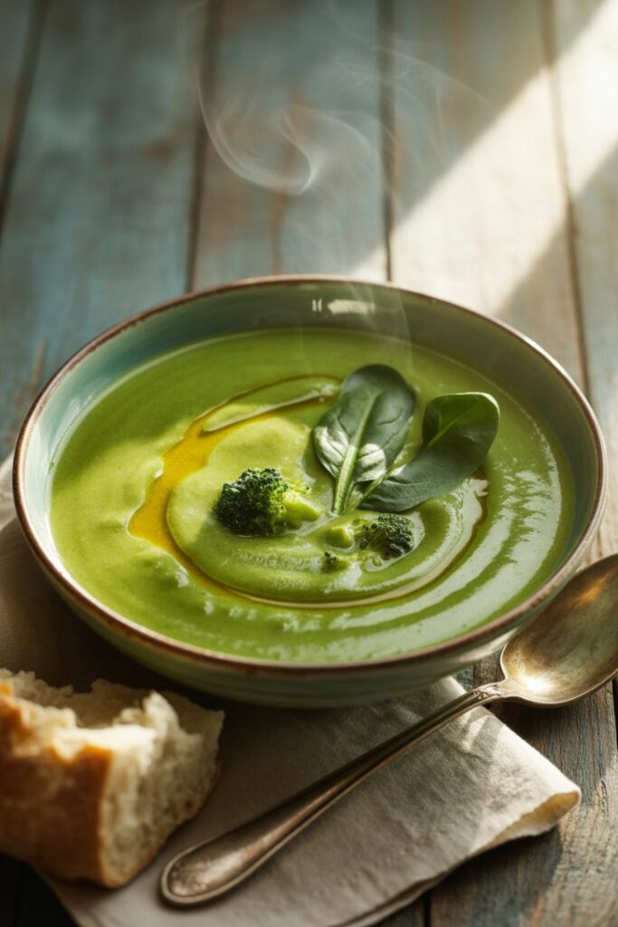 Healthy Soup Recipes Nourishing, Delicious and Perfect for Every Season 5 Broccoli and Spinach Soup Green Goodness in a Bowl