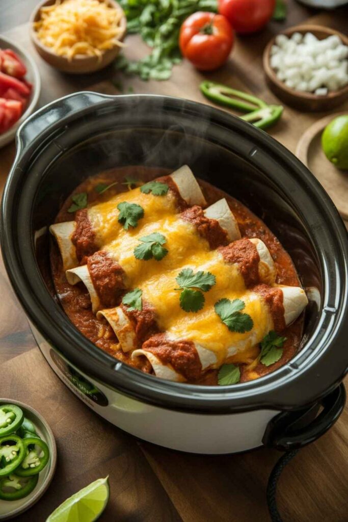 Crockpot Enchiladas