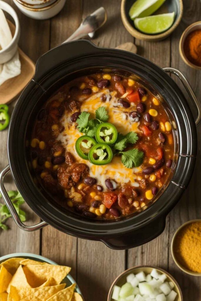 Crockpot Mexican Chili