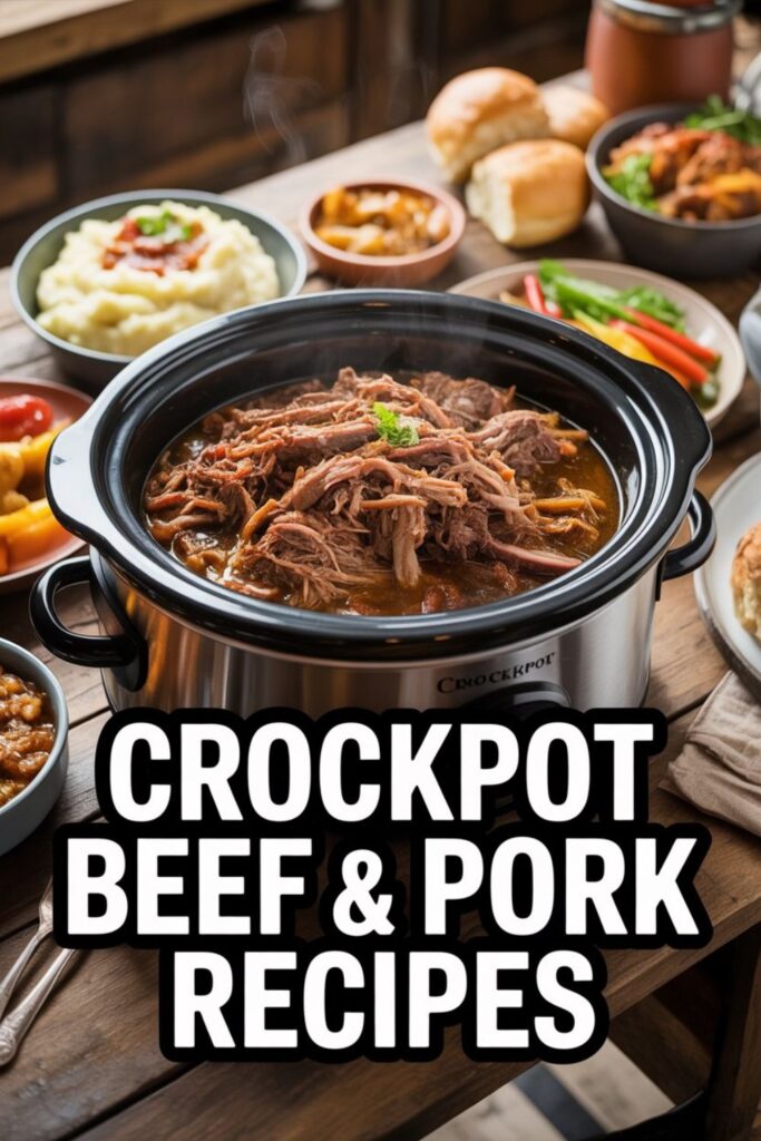 25+ Delicious Crockpot Recipes Ideas for Easy & Comforting Meals 4 Crockpot Beef & Pork Recipes