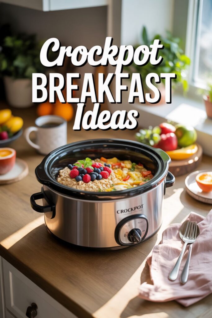 25+ Delicious Crockpot Recipes Ideas for Easy & Comforting Meals 3 Crockpot Breakfast Ideas