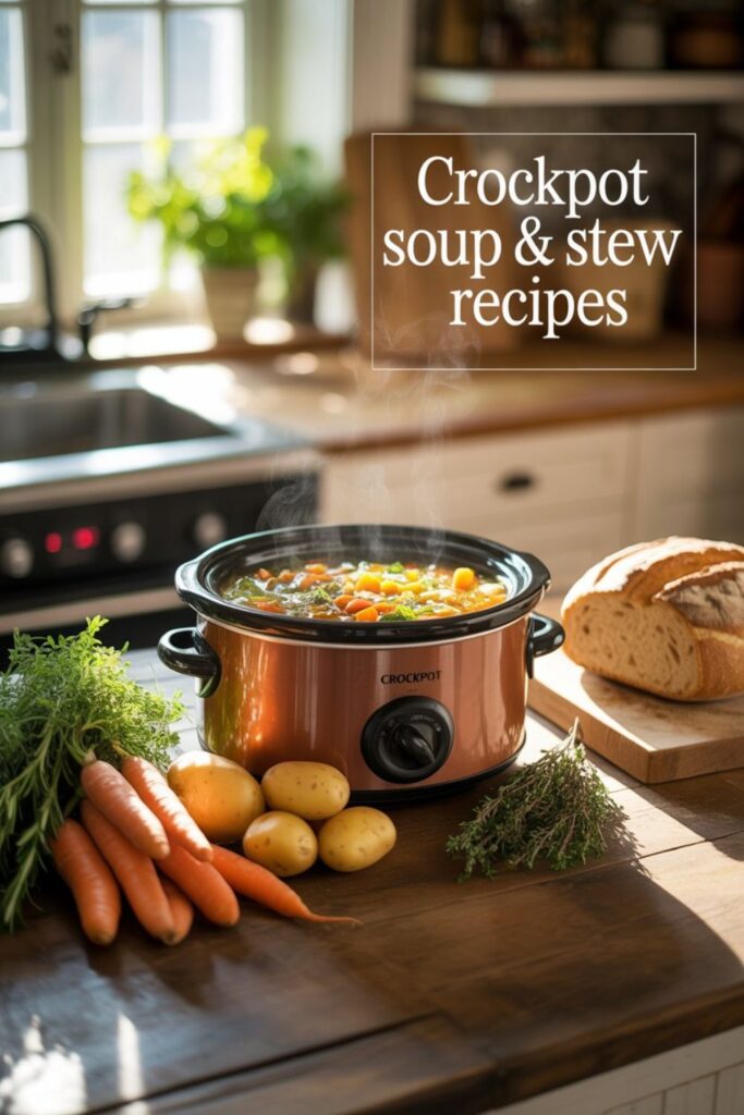 25+ Delicious Crockpot Recipes Ideas for Easy & Comforting Meals 6 Crockpot Soup & Stew Recipes