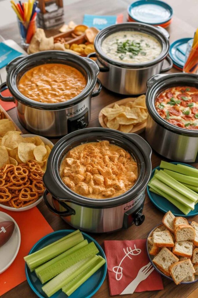 15 Easy Crockpot Dips for Game Day 5 How to Serve Crockpot Dips for Game Day