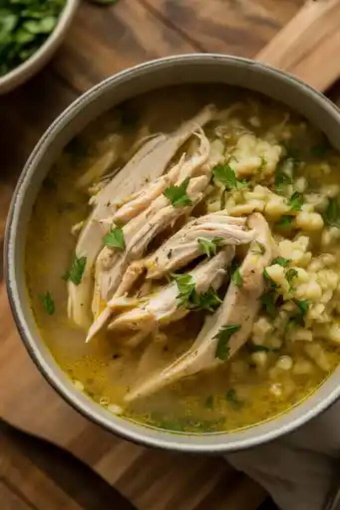 Keto Soup Recipes Delicious Low-Carb Comfort in a Bowl 3 Keto Chicken Soup with Cauliflower Rice