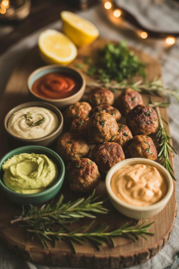 Keto Meatball Sauces and Dips