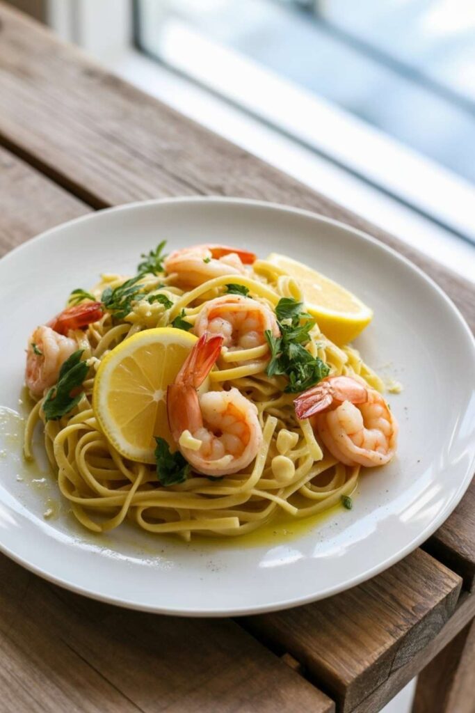 Lemon Shrimp Linguine for a Fresh Twist
