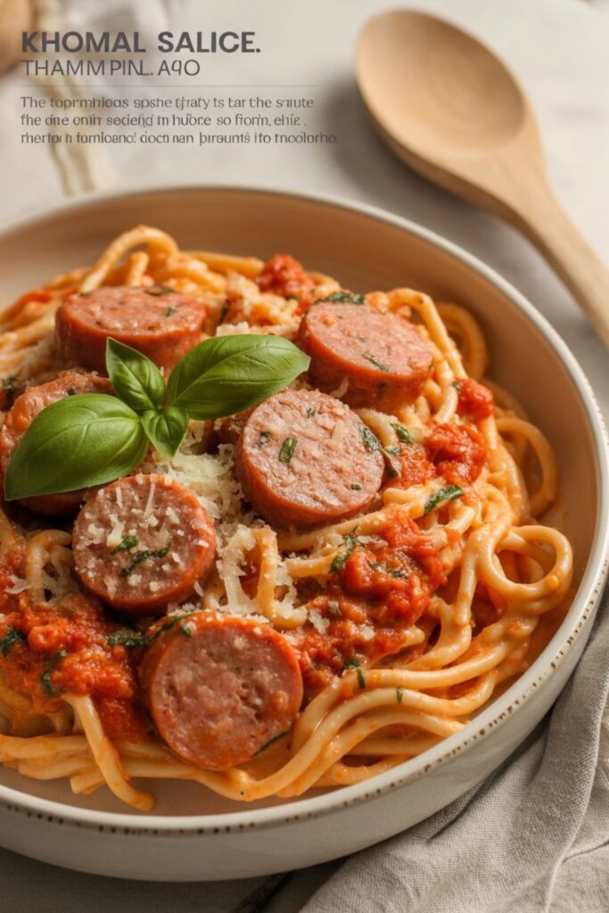 Sausage Pasta Recipes Hearty Flavorful and Easy Meals for Every Night 4 Sausage Pasta with Tomato Cream Sauce