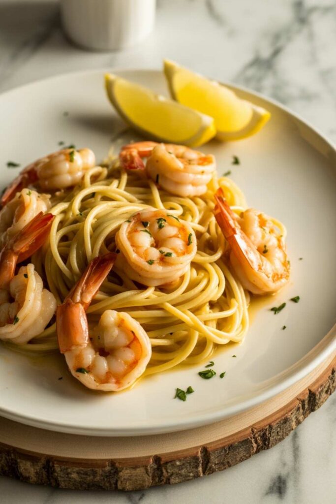 Shrimp Scampi with Angel Hair Pasta