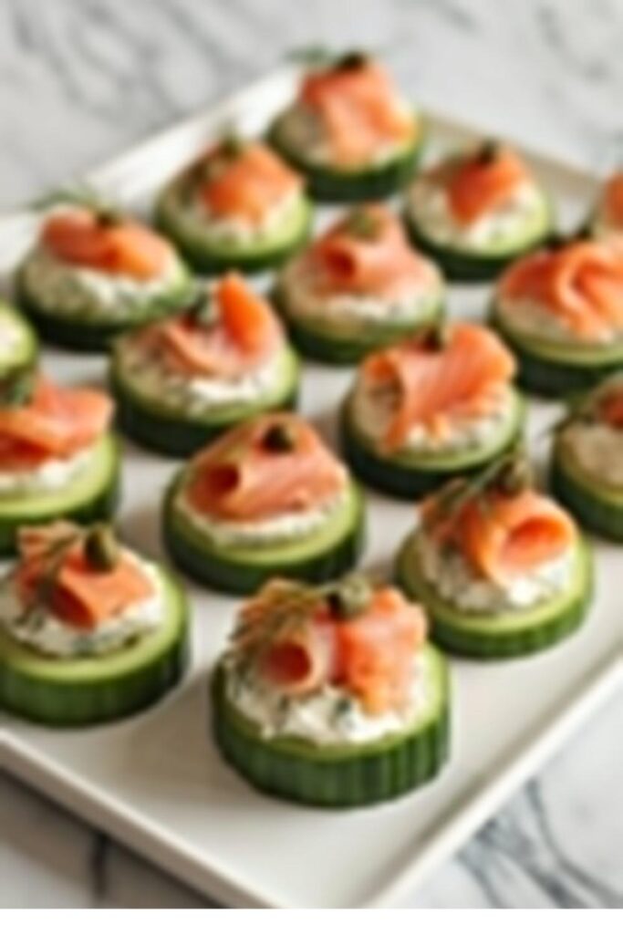 Easter Appetizers Fresh Festive and Delicious Starters for Your Spring Celebration 4 Smoked Salmon Cucumber Bites