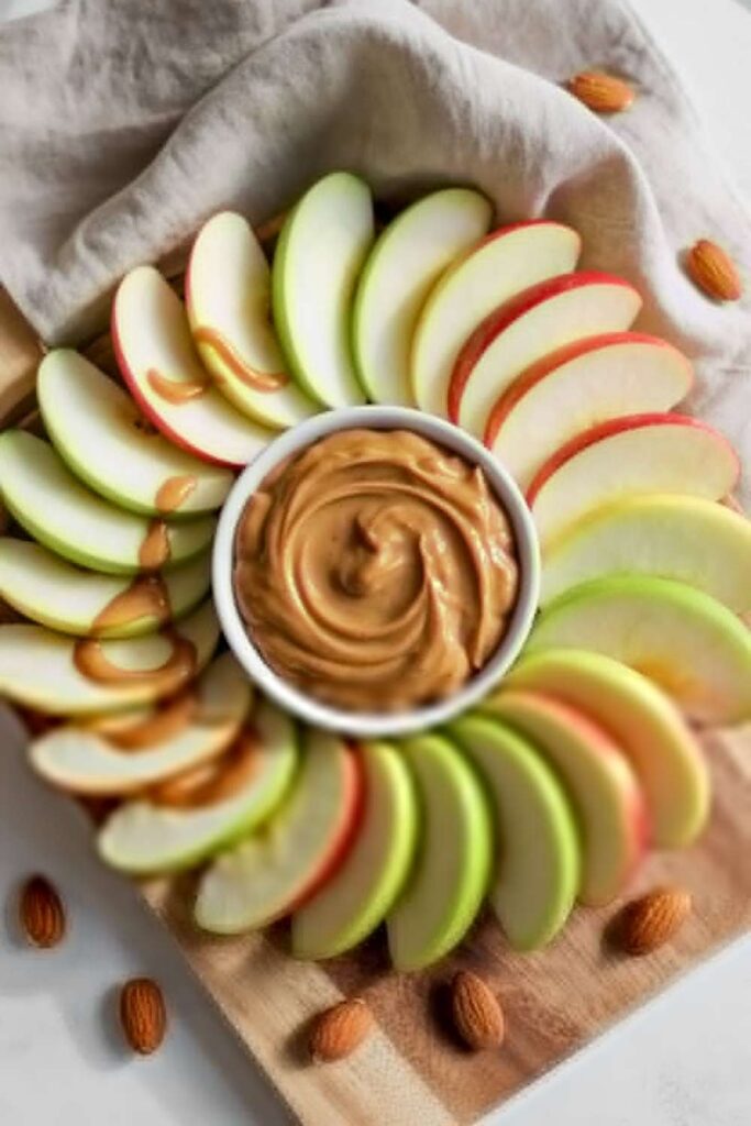 Vegan Crumpet Toppings Delicious Plant-Based Ideas for Every Mood 4 Apple Slices and Almond Butter