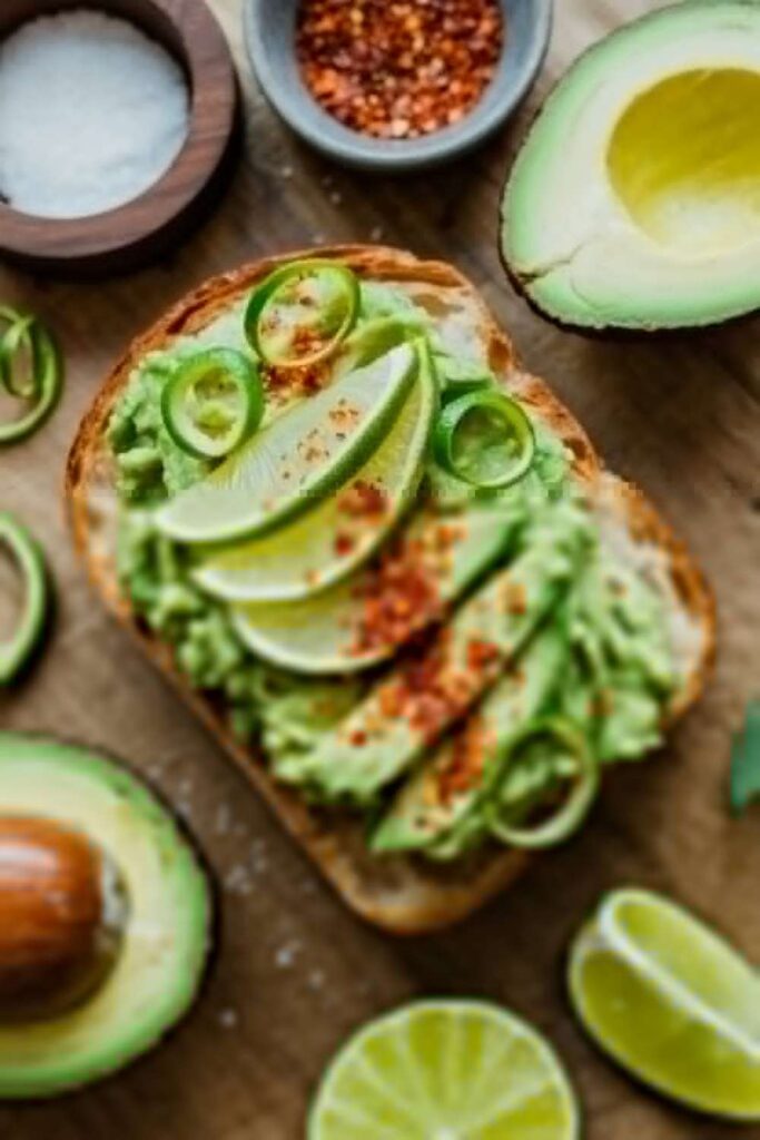 Vegan Crumpet Toppings Delicious Plant-Based Ideas for Every Mood 2 Avocado Smash with Lime and Chili Flakes