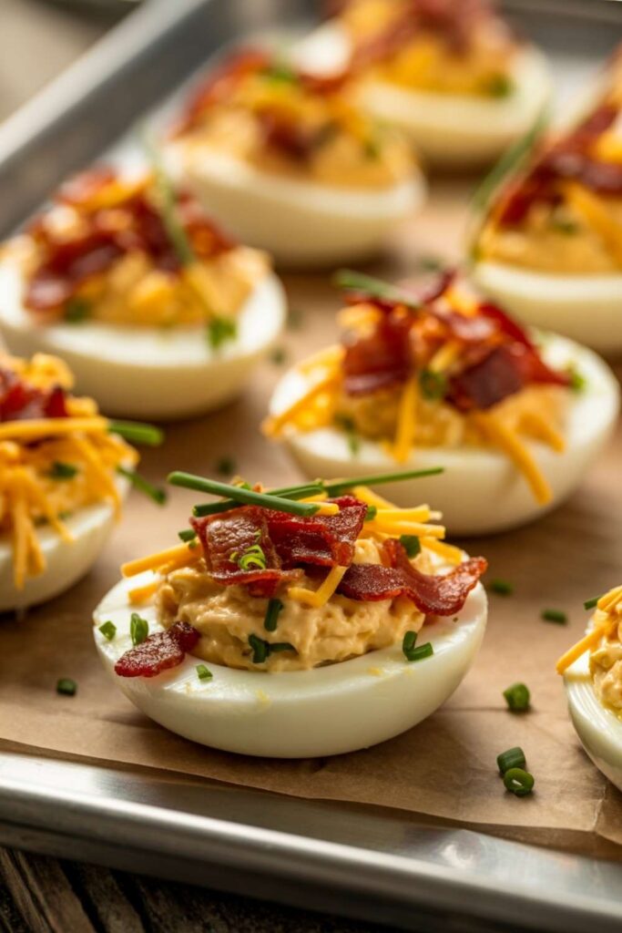 Deviled Egg Recipes Classic Creative and Crowd-Pleasing Ideas for Every Occasion 4 Bacon and Cheddar Deviled Eggs