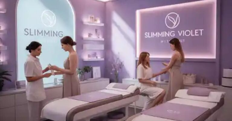 Behind the Scenes at Slimming Violet