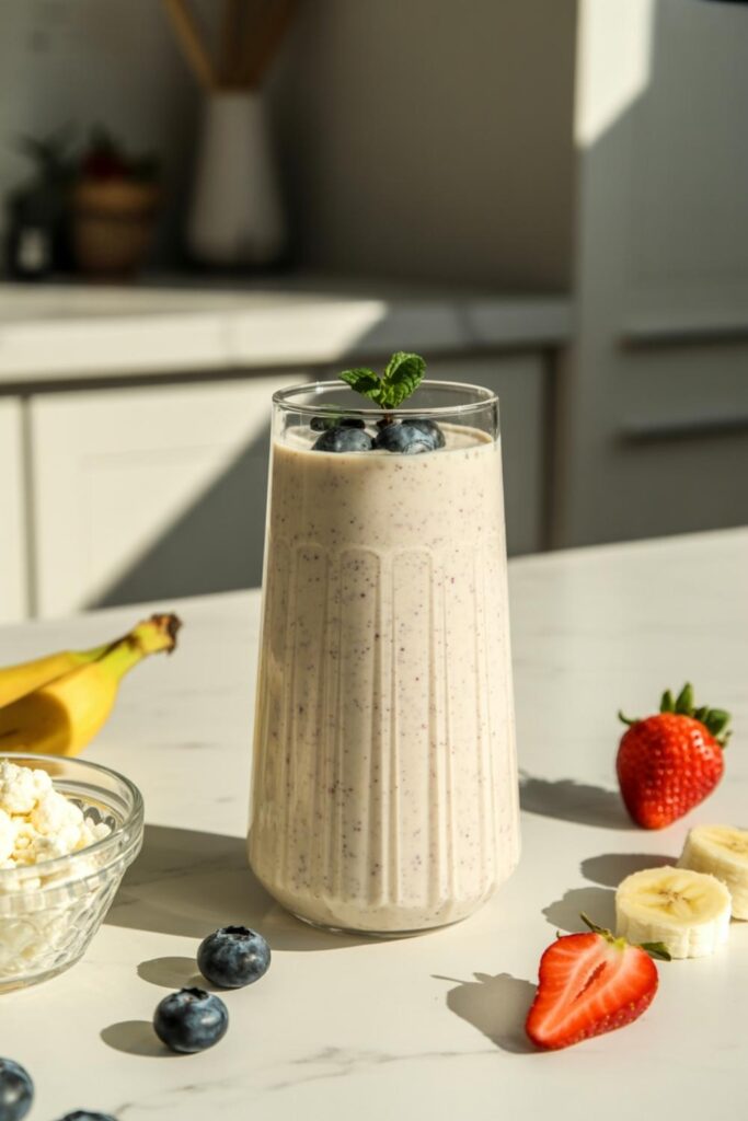 Cottage Cheese Recipes Delicious Ways to Enjoy This High-Protein Superfood 3 Cottage Cheese Smoothie Creamy and Protein-Rich