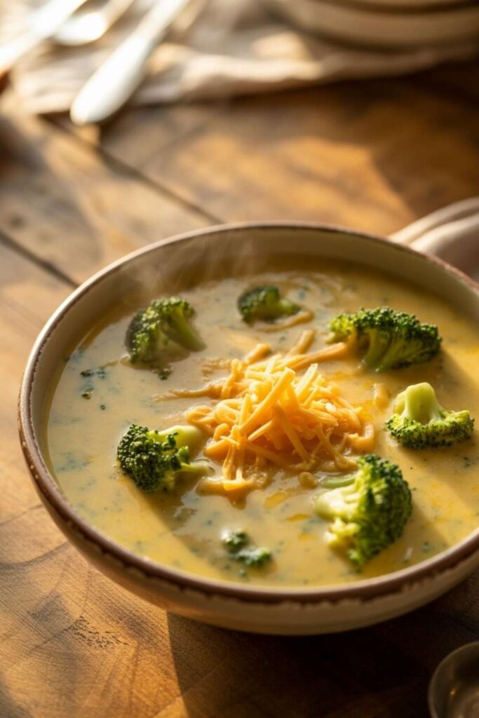 Cozy Winter Soup Recipes Heartwarming Bowls to Keep You Warm All Season 5 Creamy Broccoli Cheddar Soup Rich and Cheesy Delight