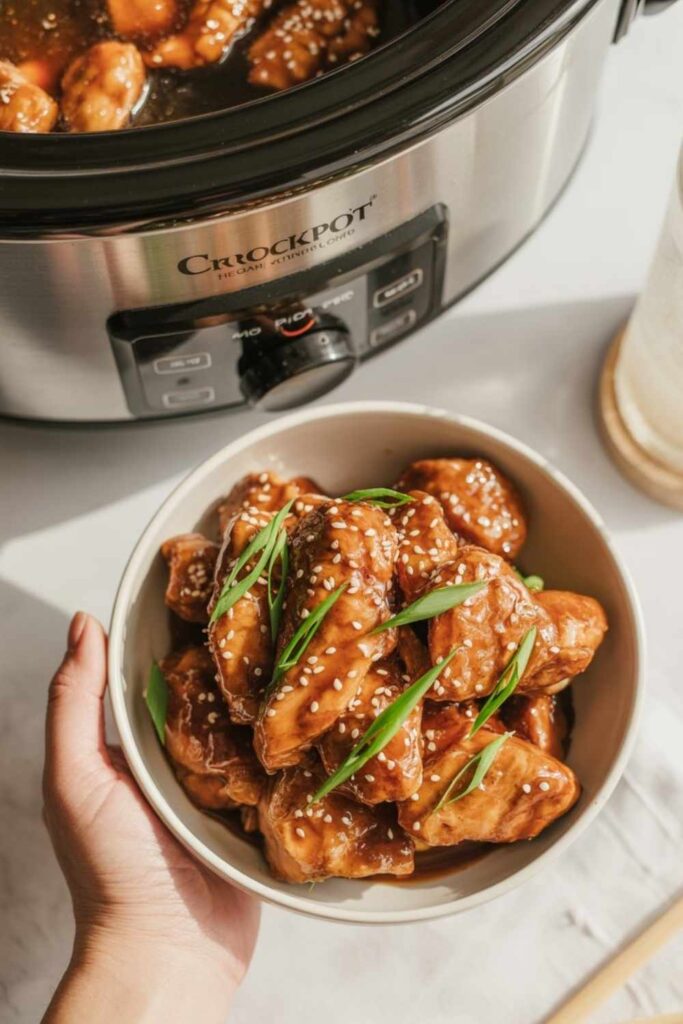 25 Easy Crockpot Dinner Ideas and Delicious Meals for Busy Nights 3 Crockpot Honey Garlic Chicken