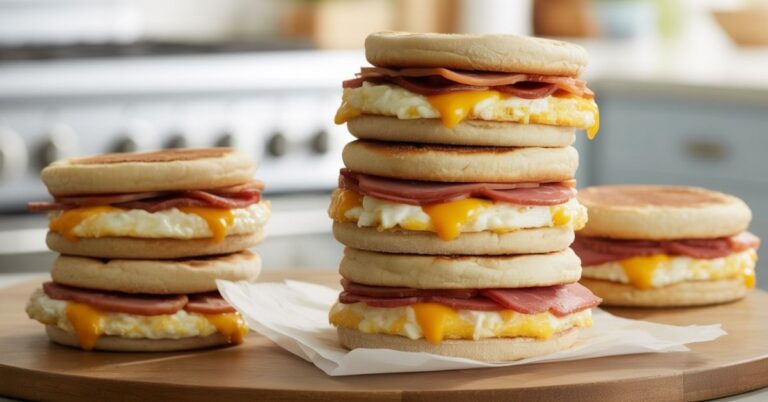 Freezer Breakfast Sandwiches
