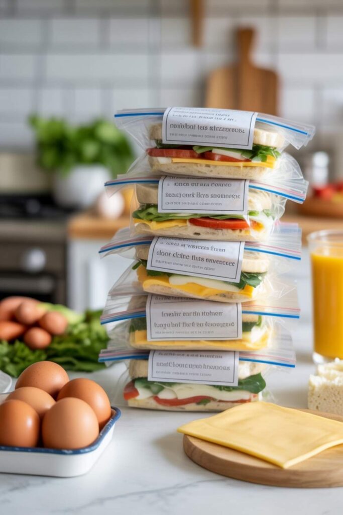 Freezer Breakfast Sandwiches The Ultimate Make-Ahead Morning Meal 3 How to Store Freezer Breakfast Sandwiches Properly