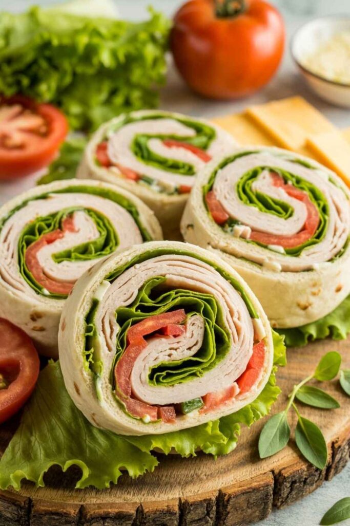 Turkey & Tomato Pinwheel Sandwiches The Ultimate Game Day Appetizer 2 Ingredients That Make Turkey & Tomato Pinwheel Sandwiches Delicious
