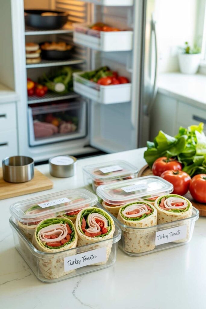 Turkey & Tomato Pinwheel Sandwiches The Ultimate Game Day Appetizer 5 Meal Prep and Storage Instructions