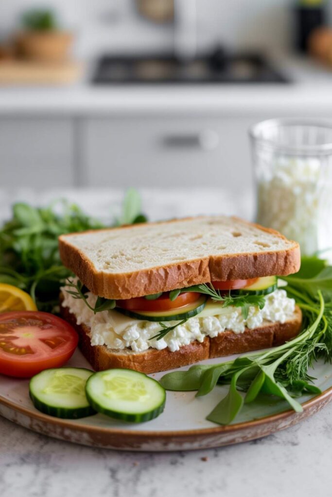 Cottage Cheese Recipes Delicious Ways to Enjoy This High-Protein Superfood 4 Savory Cottage Cheese Sandwich Quick and Wholesome Lunch