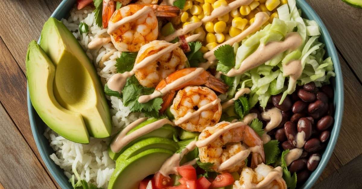 Shrimp Taco Rice Bowl