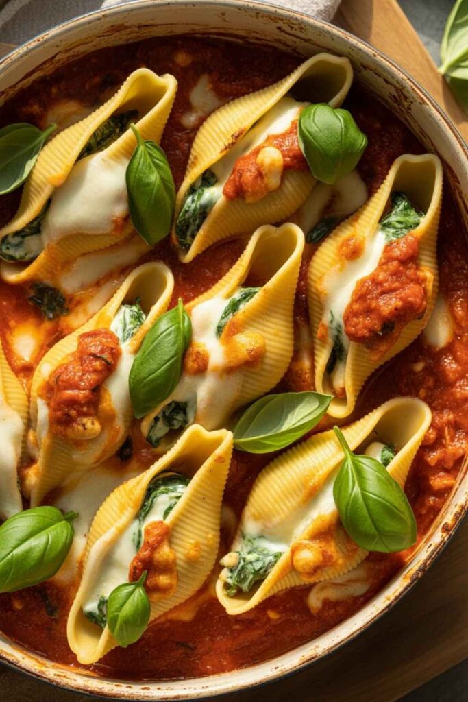 Cozy Winter Pasta Recipes Warm Comfort in Every Bite 4 Spinach and Ricotta Stuffed Shells