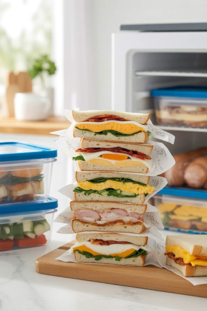 Freezer Breakfast Sandwiches The Ultimate Make-Ahead Morning Meal 5 Why Freezer Breakfast Sandwiches Are Perfect for Meal Prep