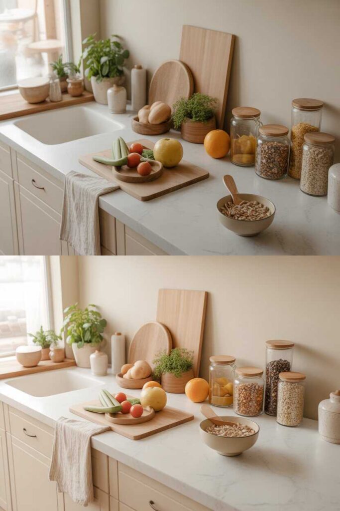 Clean Eating Aesthetic Vision Board Ideas Easy, Delicious, Healthy Inspiration for a Beginner-Friendly Lifestyle 4 Kitchen Inspiration for Your Clean Eating Vision Board