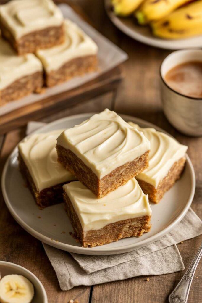 Easy & Delicious Banana Bars with Cream Cheese Frosting Ideas 2 Banana Bars with Cream Cheese Frosting A Cozy Classic