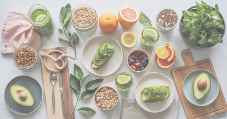 Clean Eating Aesthetic Vision Board