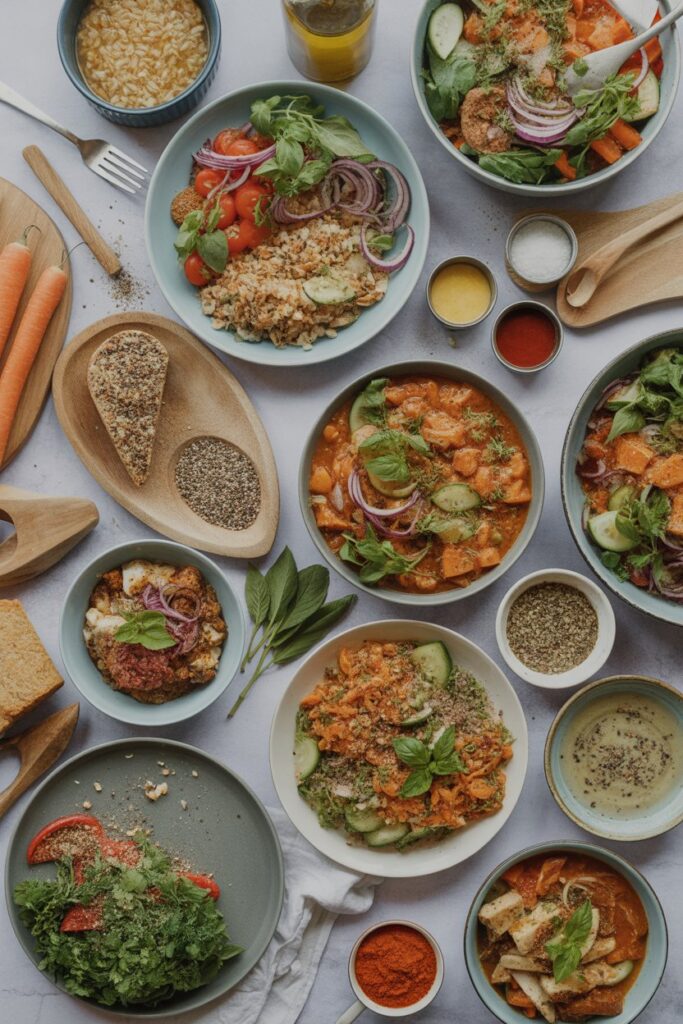 Healthy Meal Inspo Ideas Easy, Delicious, Quick & Beginner-Friendly Homemade Recipes for Everyday Comfort 4 Flavor Variations That Keep Healthy Meals Exciting